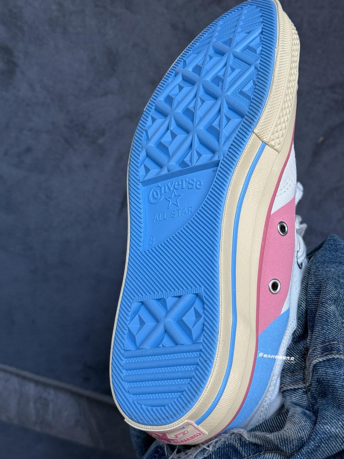 🦋🧊baby蓝小众不撞款匡威Converse!!!美炸了!!!!